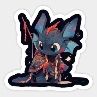 Stitch dragon Sticker